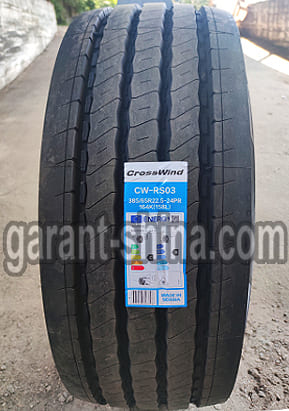 Cross Wind CW-RS03 (рулевая) 385/65 R22.5 164K 24PR - Фото реального протектора с этикеткой